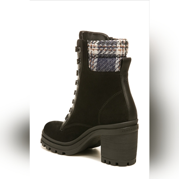 NWOT Veronica Beard Westport Water Resistant Black Suede Boots - Size 10 - Picture 11 of 14